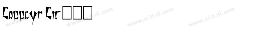 Coppcyr Cn字体转换